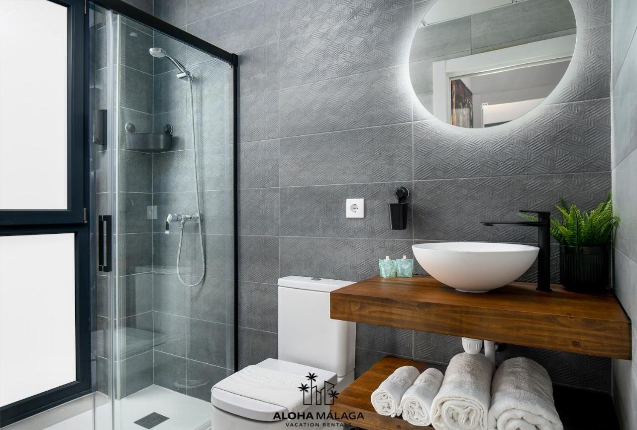Ferienwohnung Luxury Duplex With Pool And Padel Court In Town Málaga Exterior foto