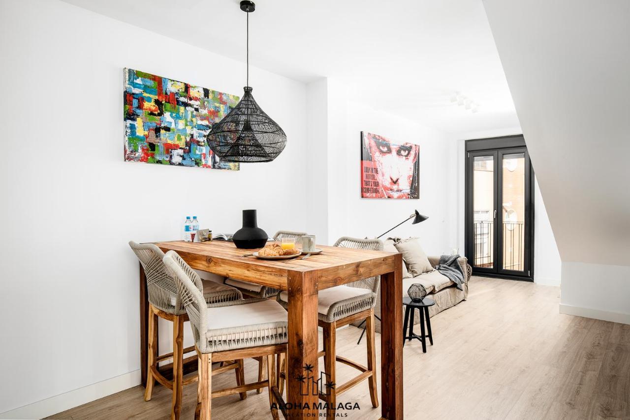 Ferienwohnung Luxury Duplex With Pool And Padel Court In Town Málaga Exterior foto