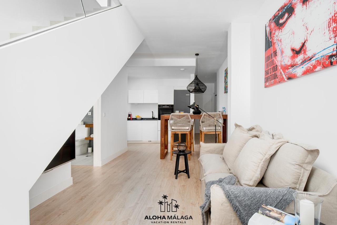 Ferienwohnung Luxury Duplex With Pool And Padel Court In Town Málaga Exterior foto